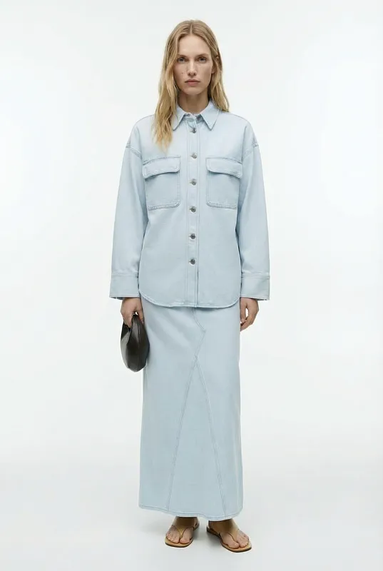 Джинсовая рубашка ARKET Джинсовая рубашка ARKET