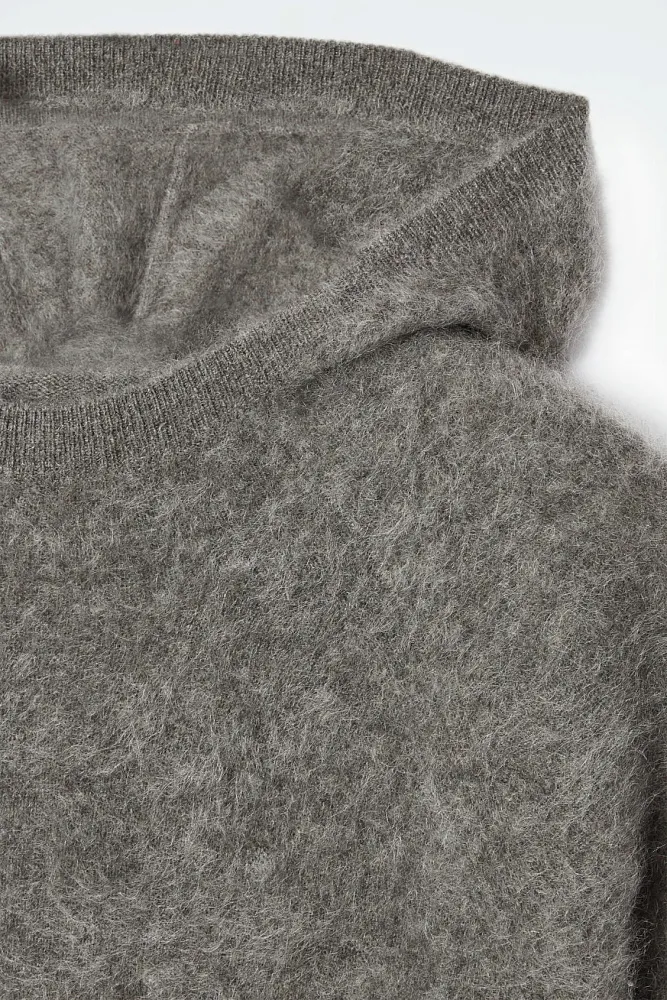 Худи из чистого кашемира с начесом COS