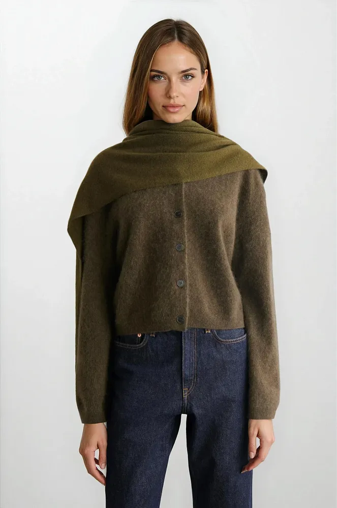 Кашемировый кардиган с начесом Кашемировый кардиган с начесом