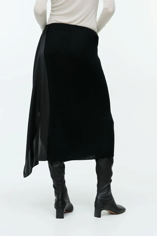 Драпированная юбка из смесовой шерсти ARKET