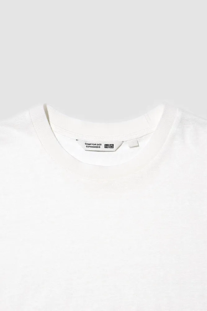 Льняная футболка UNIQLO