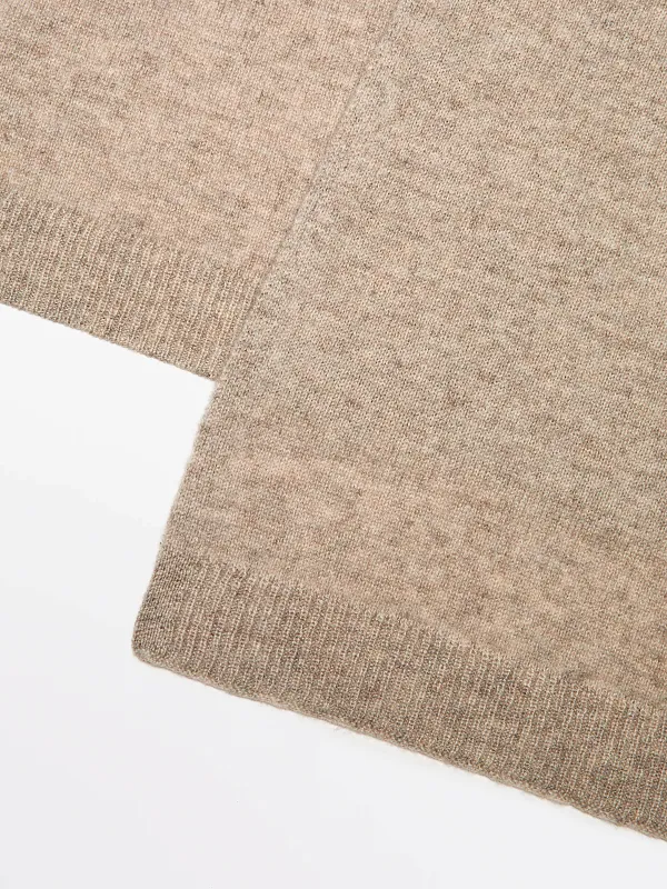 Шарф из тонкой смеси шерсти MASSIMO DUTTI   Шарф из тонкой смеси шерсти MASSIMO DUTTI