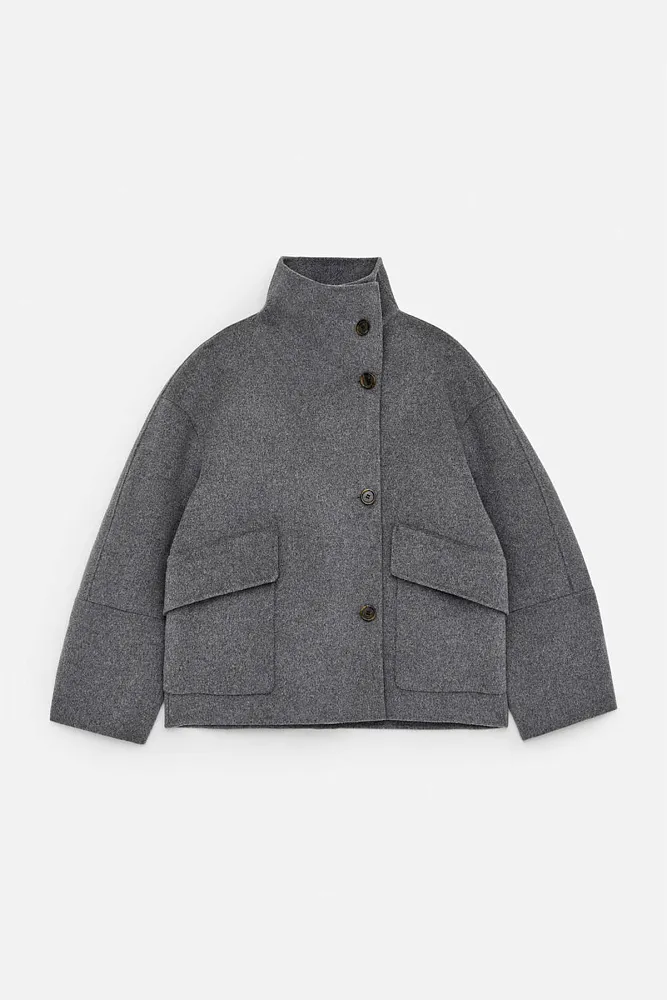 Полупальто из смесовой шерсти ARKET