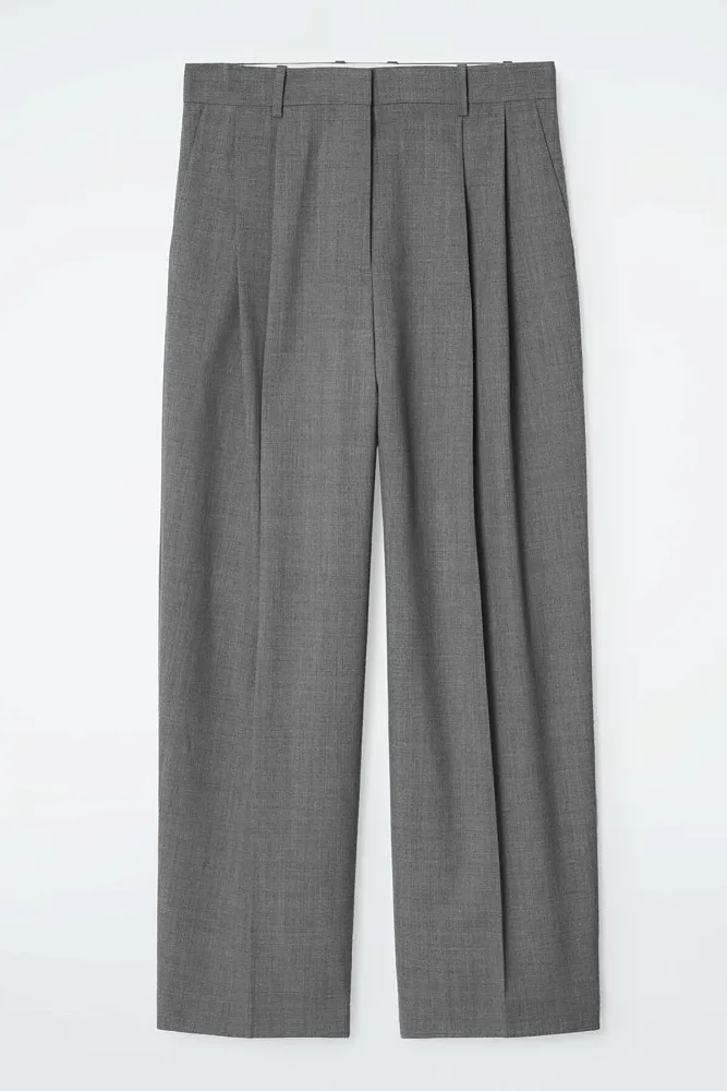 Широкие брюки из твила COS