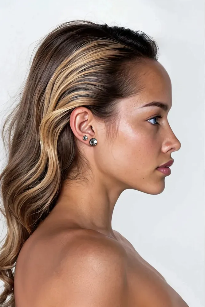 Серьги-гвоздики разного размера COS