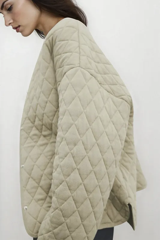 Стеганый бомбер MASSIMO DUTTI Стеганый бомбер MASSIMO DUTTI