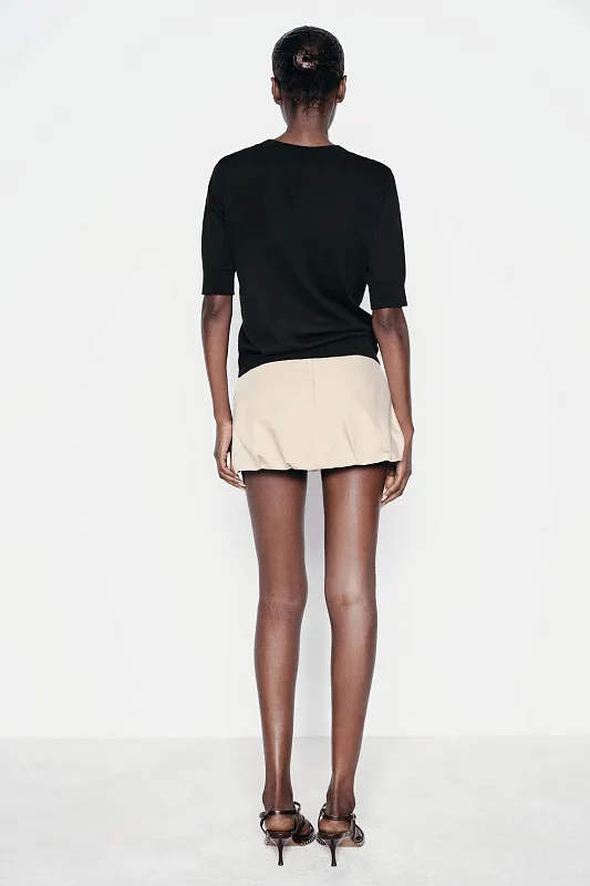 Трикотажный топ ZARA Трикотажный топ ZARA