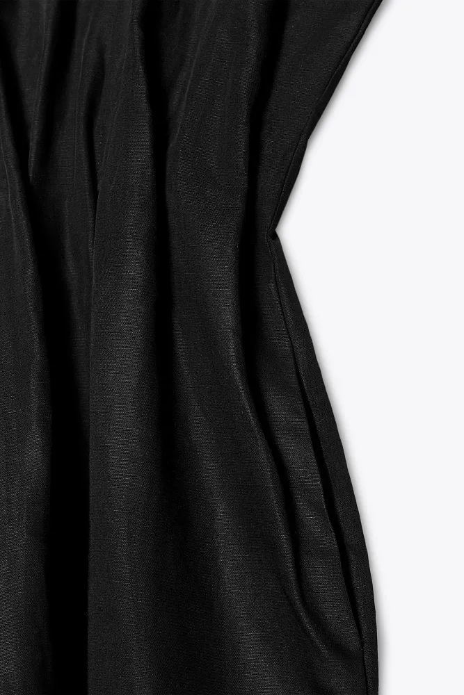 Плиссированное платье миди ZARA