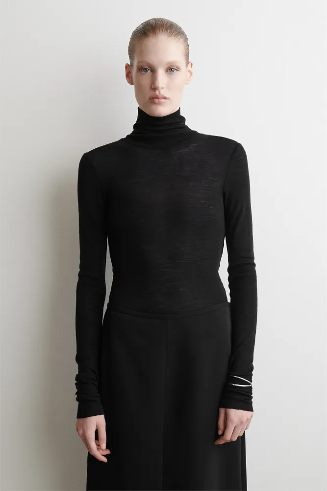 Водолазка из шерсти мериноса COS