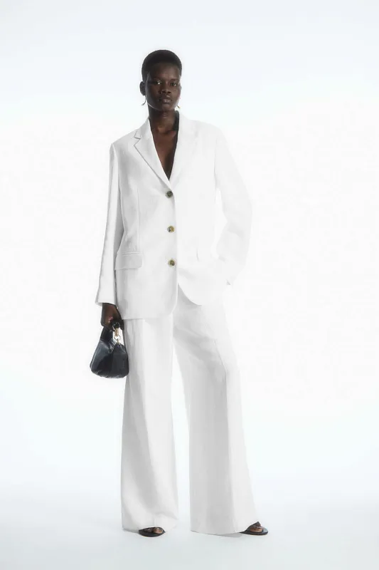 Свободный пиджак из льна COS   Свободный пиджак из льна COS