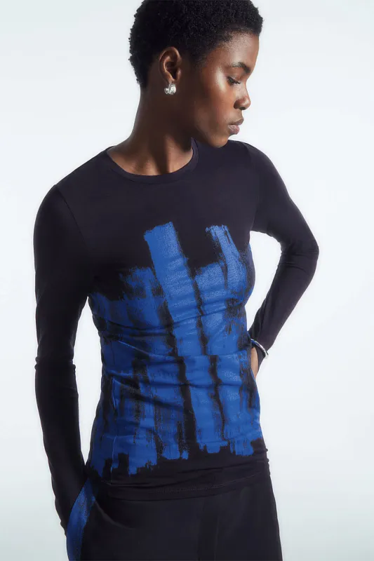 Облегающий лонгслив