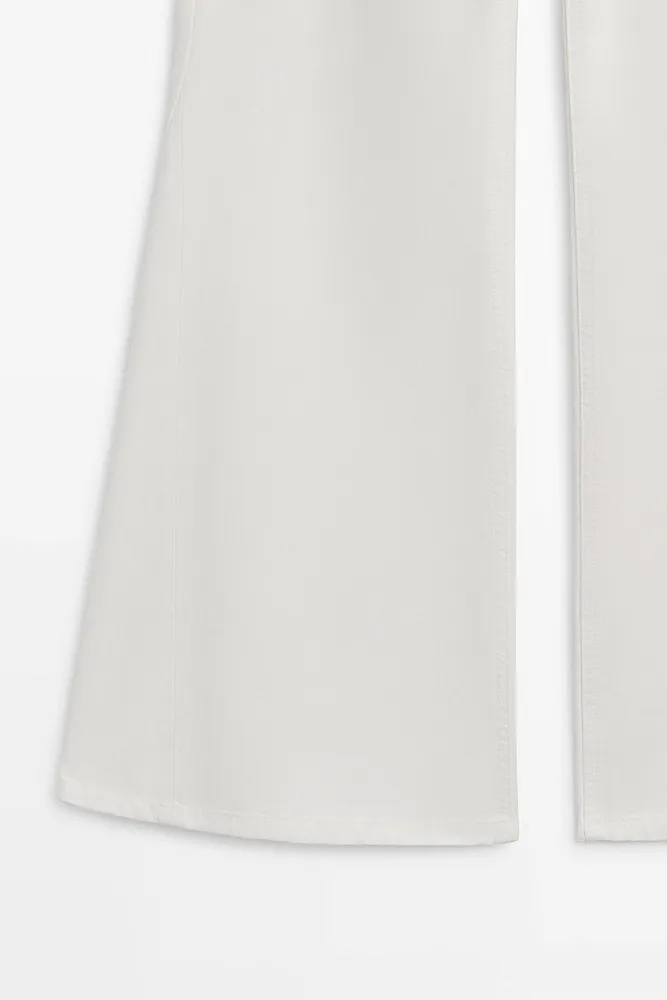 Расклешенные джинсы с высокой посадкой MASSIMO DUTTI