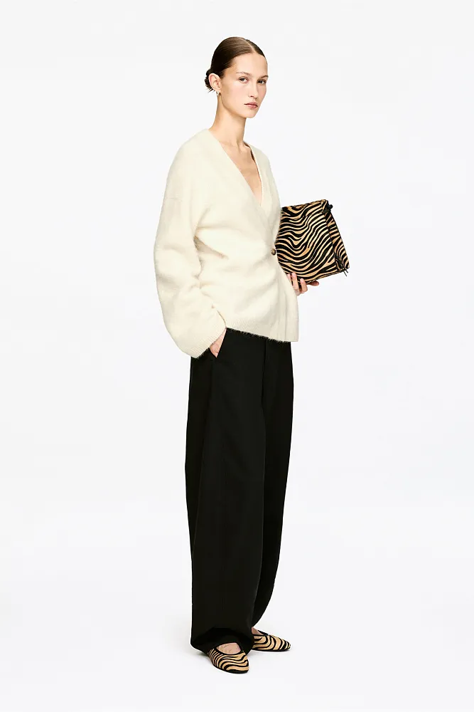 Кардиган из смеси альпаки и шерсти ARKET