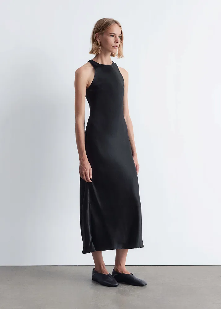 Атласное платье миди & OTHER STORIES