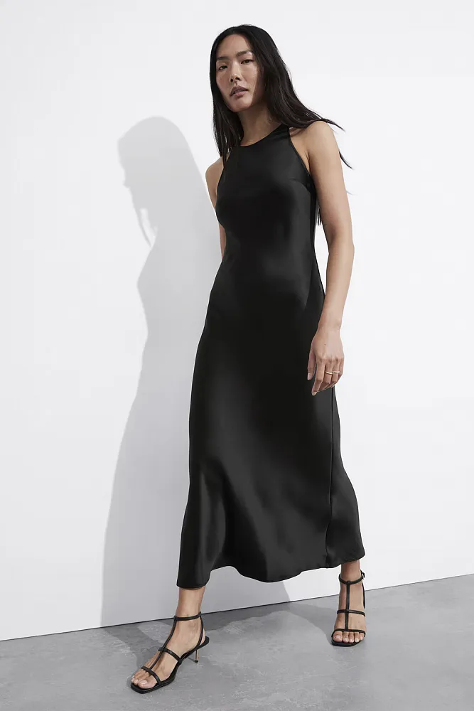 Атласное платье миди & OTHER STORIES