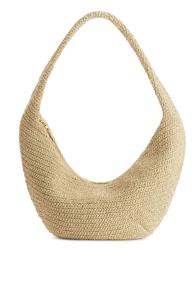 Соломенная сумка ARKET