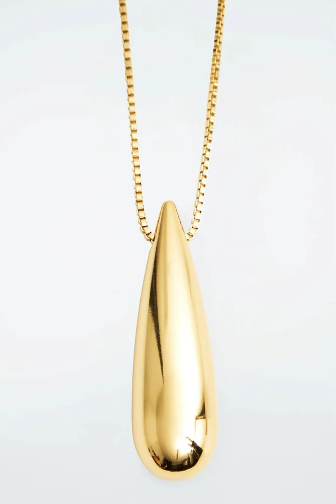 Ожерелье с подвеской в виде капли COS