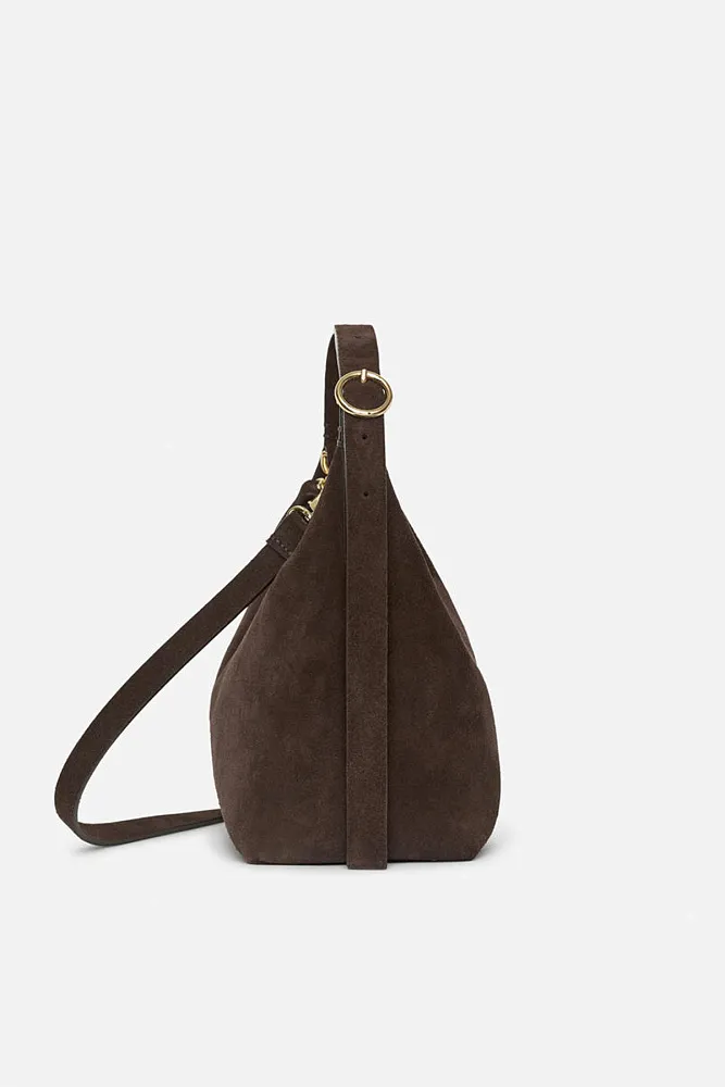Замшевая сумка ARKET