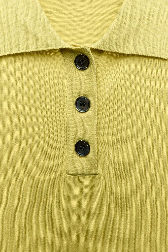 Трикотажная рубашка-поло ZARA