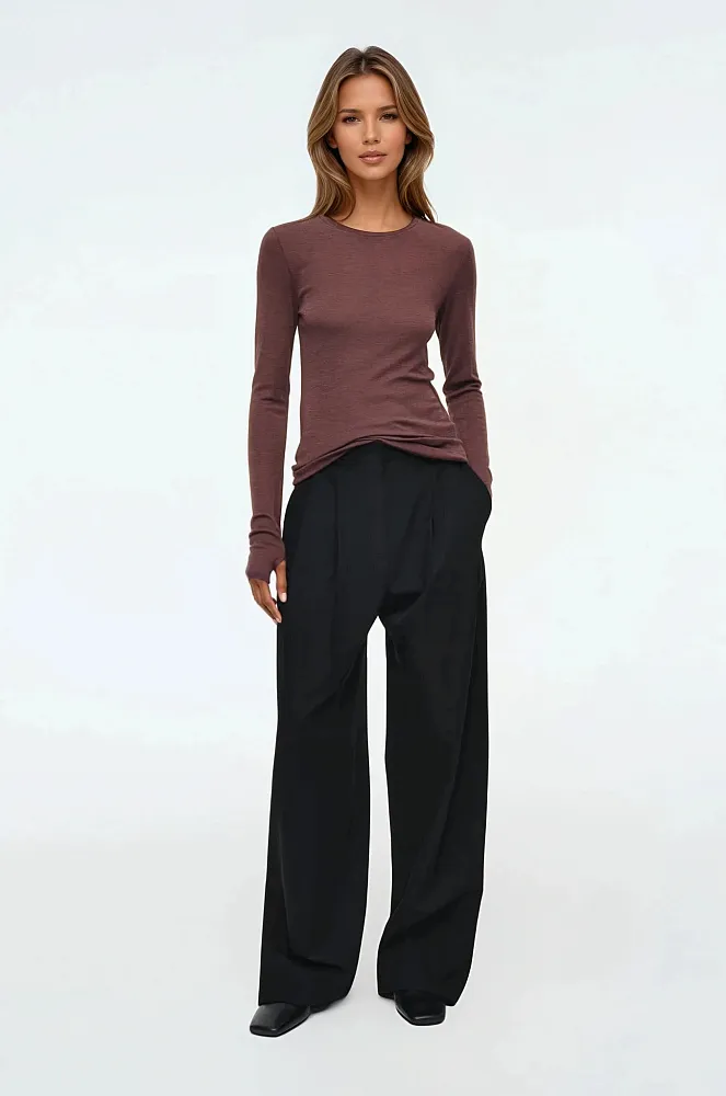 Лонгслив из шерсти мериноса COS