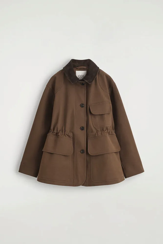 Куртка с замшевым воротником COS