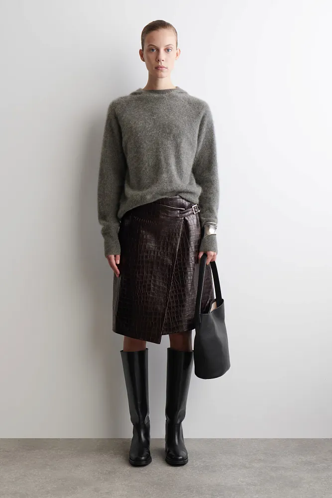 Худи из чистого кашемира с начесом COS