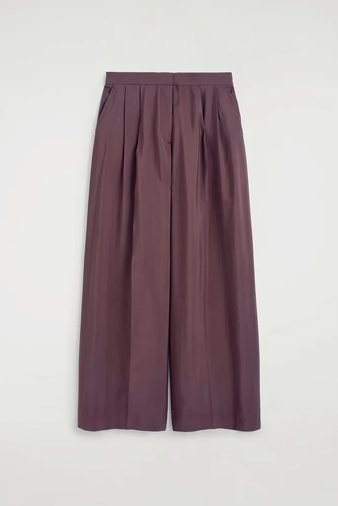Широкие брюки из модала COS