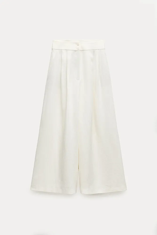 Льняные брюки ZARA