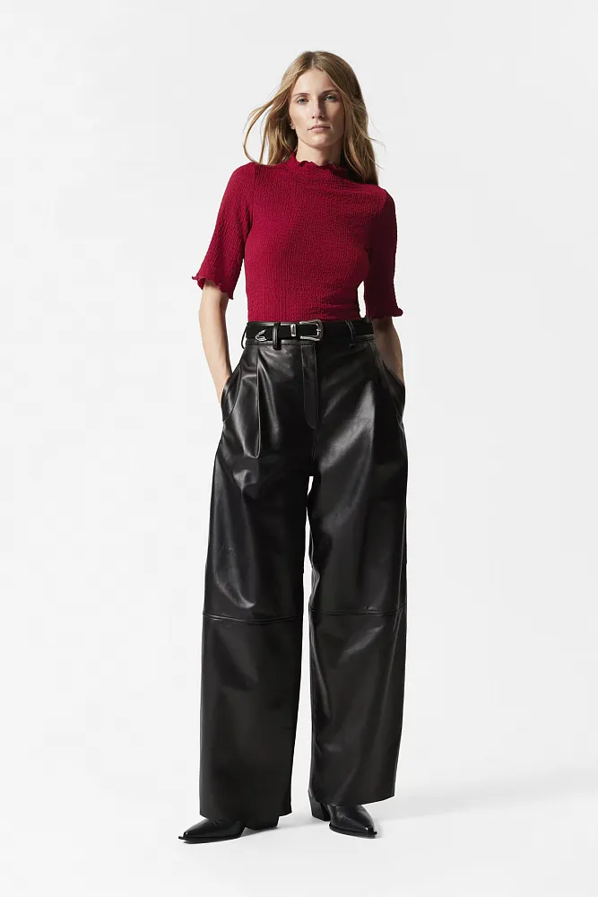 Топ из жатой ткани с оборками & OTHER STORIES