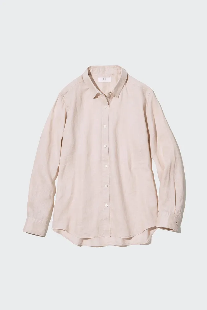 Рубашка из льна UNIQLO