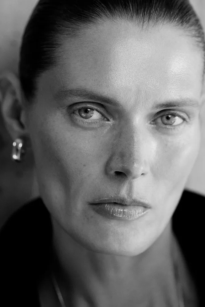 Серьги-кольца квадратной формы COS