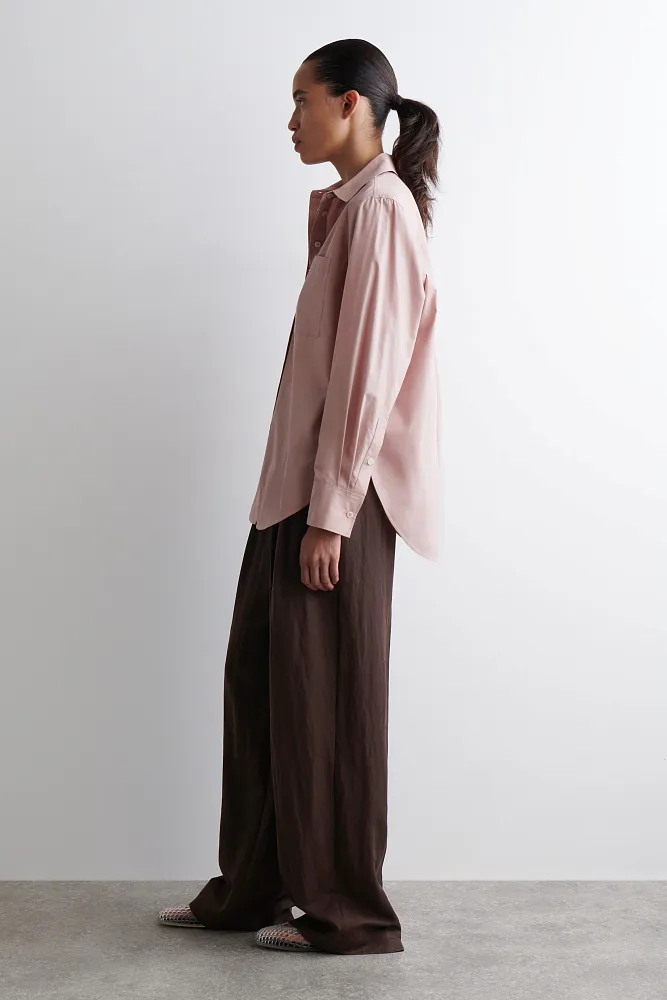 Рубашка из хлопка пима COS