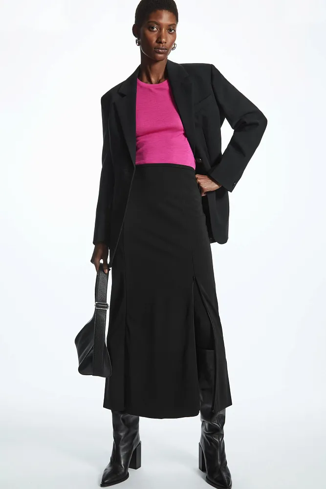 Футболка из тонкой шерсти мериноса COS