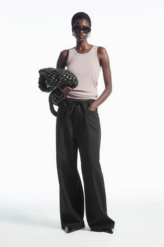 Майка в рубчик COS