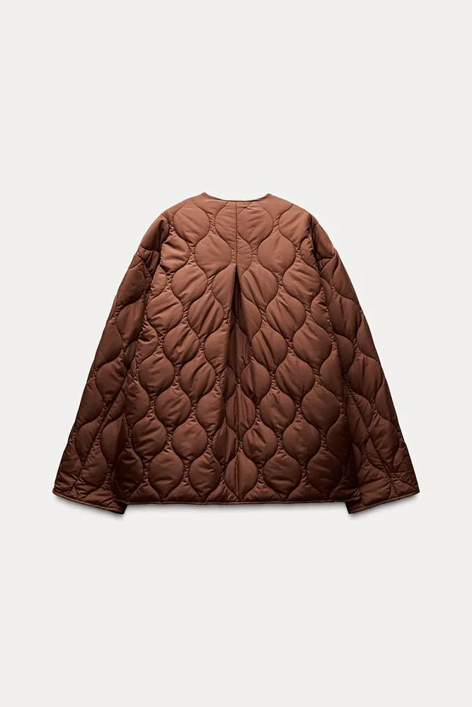 Водоотталкивающая стеганая куртка ZARA