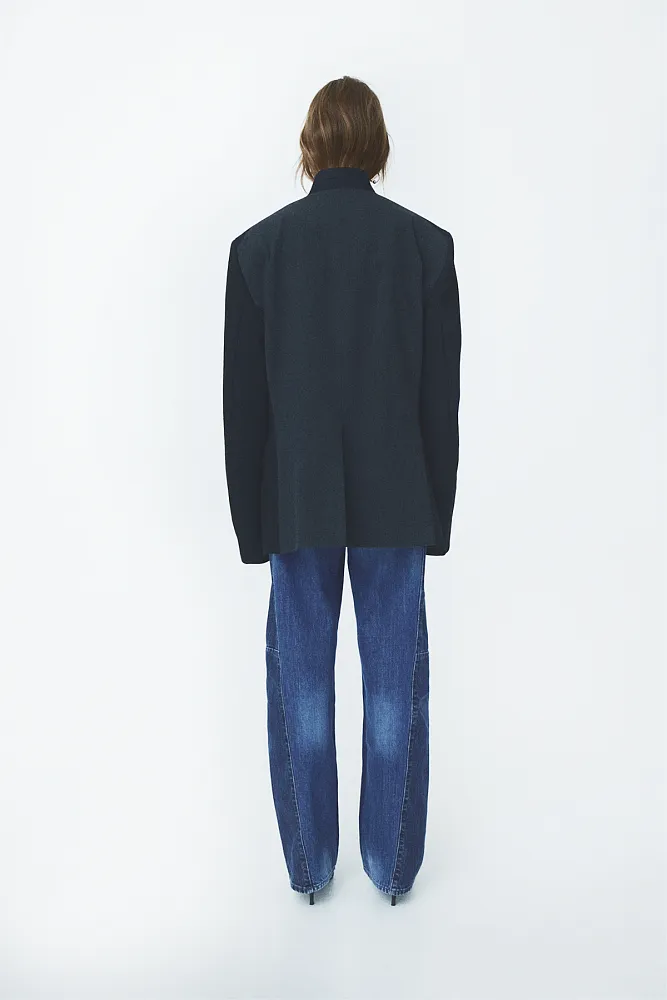 Двухцветные джинсы широкого кроя H&M Studio Collection