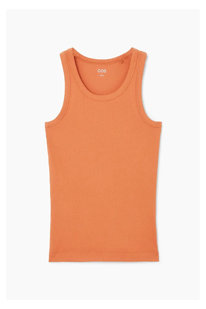 Майка в рубчик COS