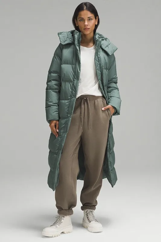 Длинный пуховик Длинный пуховик