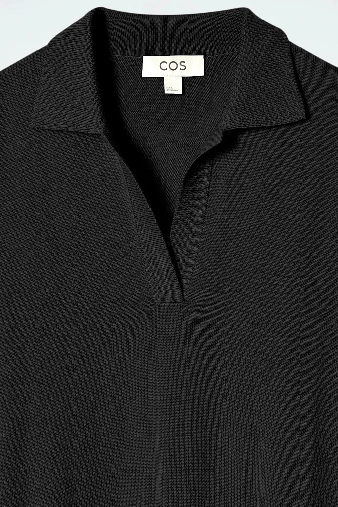 Платье-поло из мериносовой шерсти COS