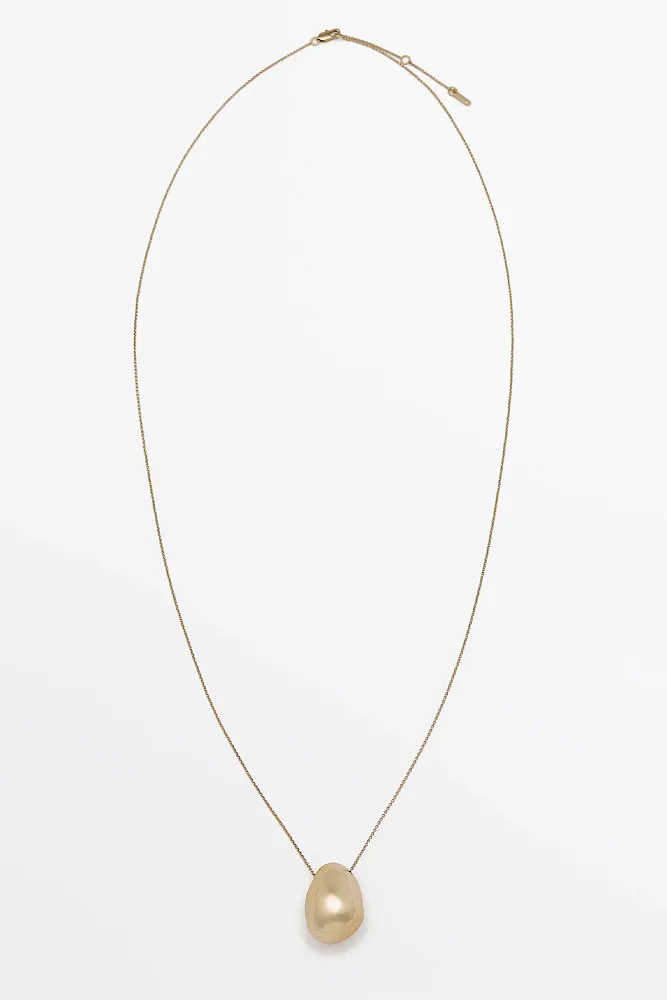 Ожерелье-цепочка с подвеской "Шар" асимметричной формы MASSIMO DUTTI