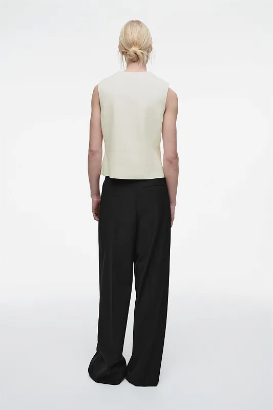 Вязаный хлопковый жилет COS Вязаный хлопковый жилет COS