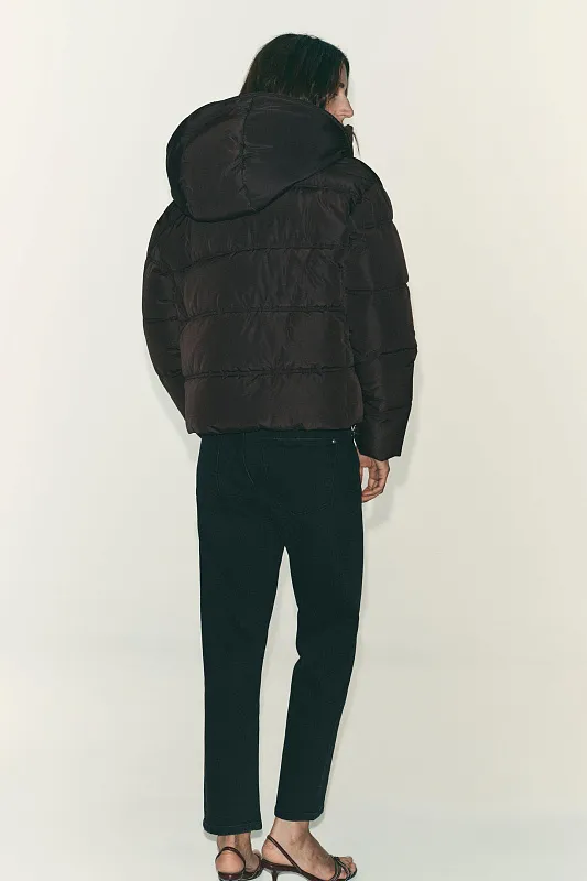 Пуховик с защитой от воды и ветра ZARA   Пуховик с защитой от воды и ветра ZARA