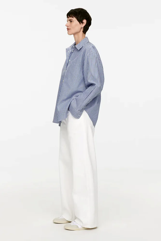 Рубашка oversize из поплина ARKET