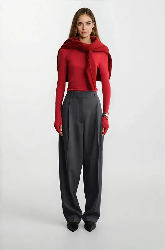 Лонгслив из тонкой шерсти мериноса COS Лонгслив из тонкой шерсти мериноса COS