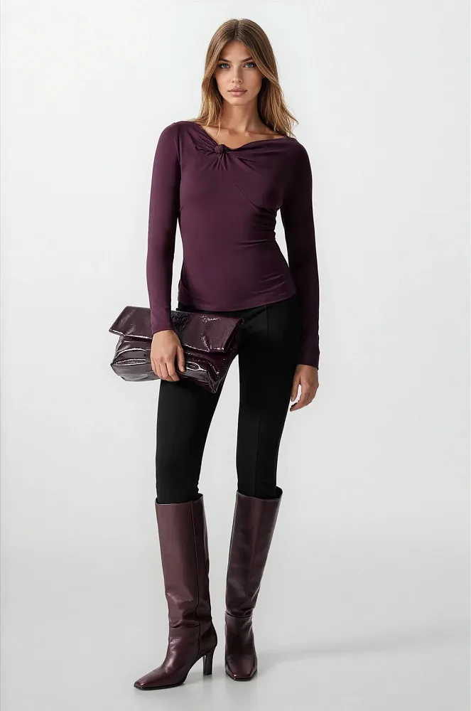 Лонгслив с драпировкой узлом & OTHER STORIES