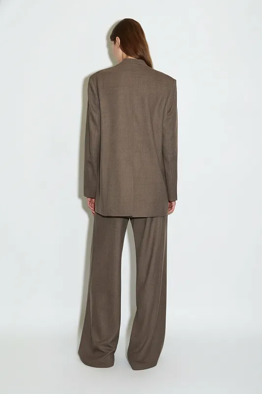 Пиджак без воротника из смесовой шерсти COS Пиджак без воротника из смесовой шерсти COS