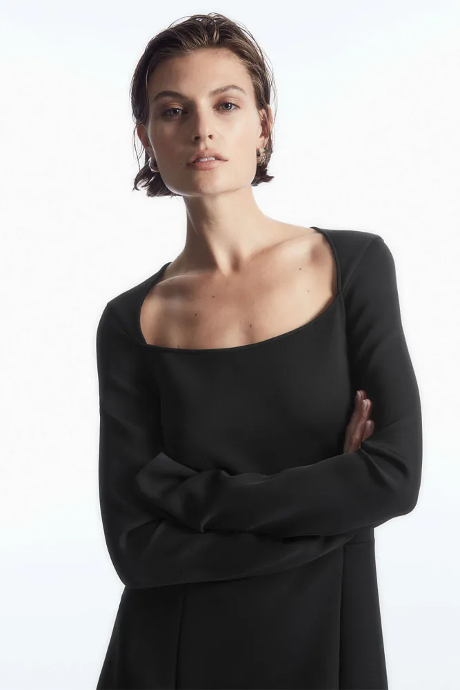 Платье миди из неопрена COS