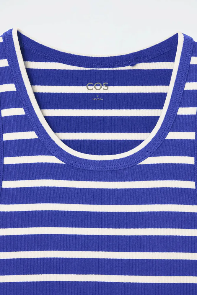 Майка в рубчик COS