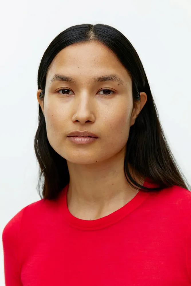 Лонгслив из шерсти мериноса ARKET