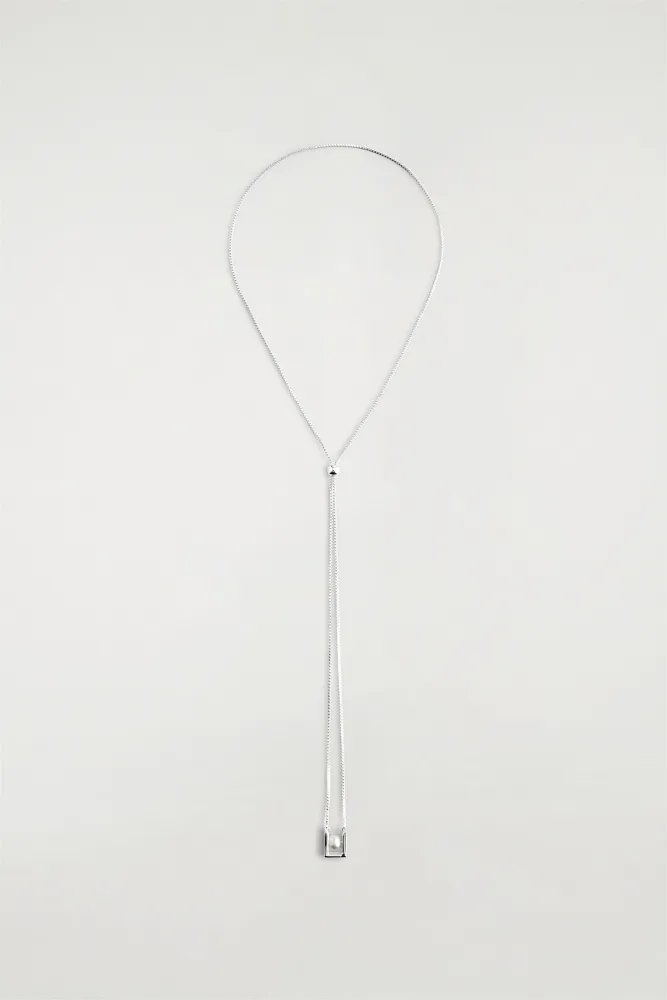 Ожерелье с прямоугольным кулоном COS